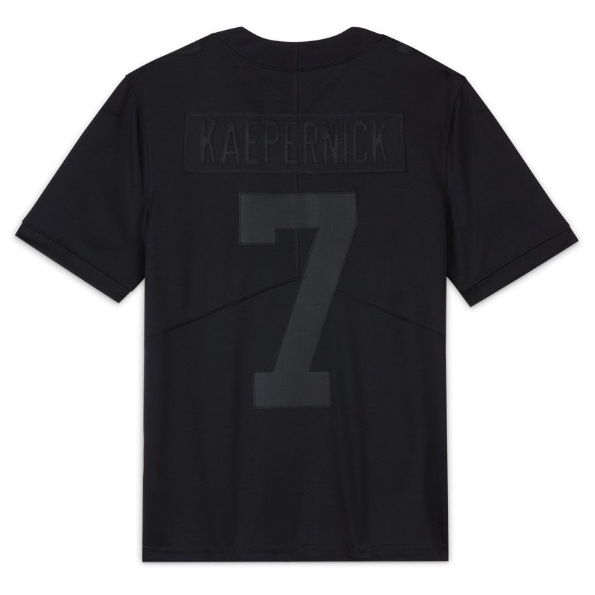 Men's New All Black #7 Colin Kaepernick Football Jerseys American Jersey