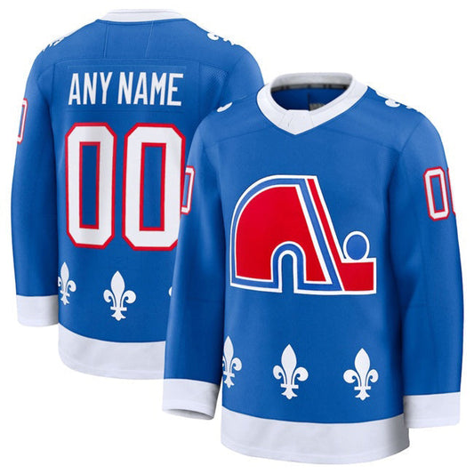 Custom C.Avalanche Blue 2025 Alternate Stitched American Hockey Jerseys