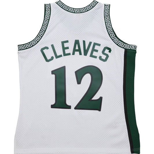 M.State Spartans  #12 Mateen Cleaves Mitchell & Ness 125th Basketball Anniversary 1999 Throwback Fashion Jersey ¨C White Stitched American College Jerseys